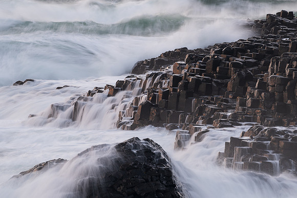 WAVES OVER BASALT FORMATION
