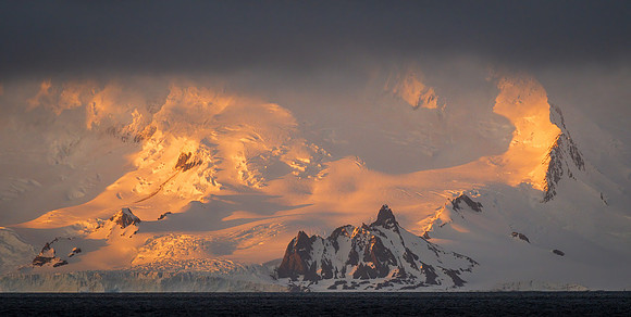 SUNSET BRANSFIELD STRAIT