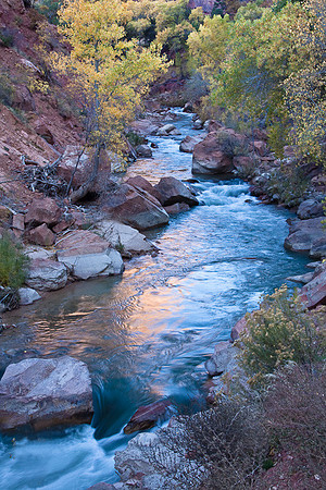 River sunset